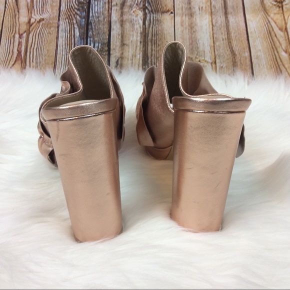 Shelly's London Ruffle Platform Heels 10 41 - Picture 6 of 8